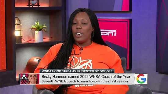 Becky Hammon WNBA Coach Of The Year (WNBA Hoop Streams)